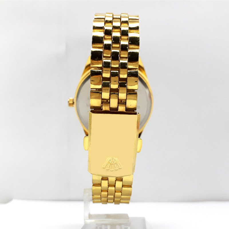 ساعت مچی عقربه‌ای مردانه مدل رولس کد FUIIGOLD-NGIN