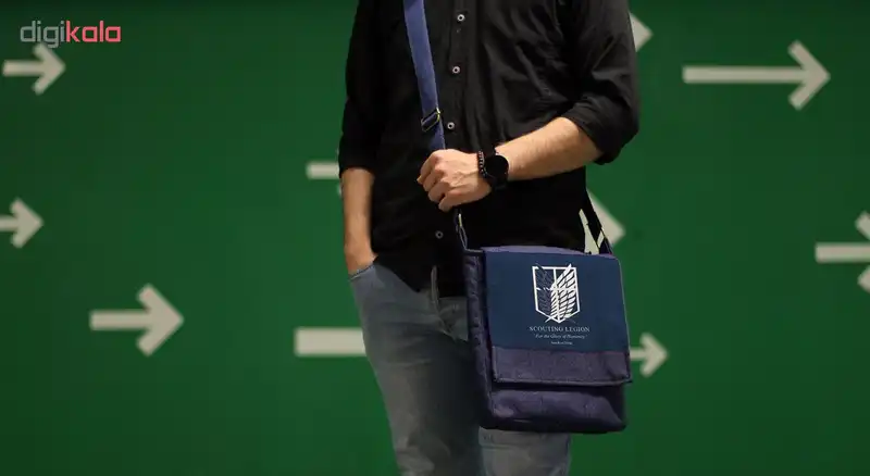 کیف دوشی گالری چی چاپ طرح attack on titan کد 65870