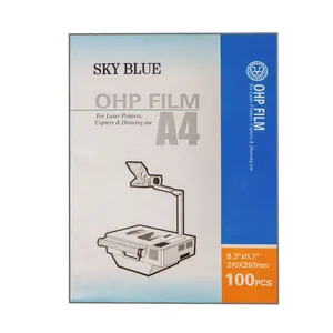 طلق ترنسپرنت اسکای بلو مدل s100-ohp سایز A4 بسته 100 عددی