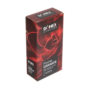 کاندوم بونکس مدل Pome Granate بسته 12 عددی