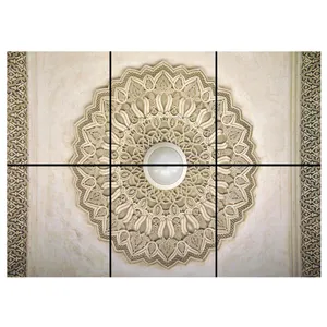 تایل سقفی مدل AZ32141 سایز 60*60 سانتی متر مجموعه 6 عددی
