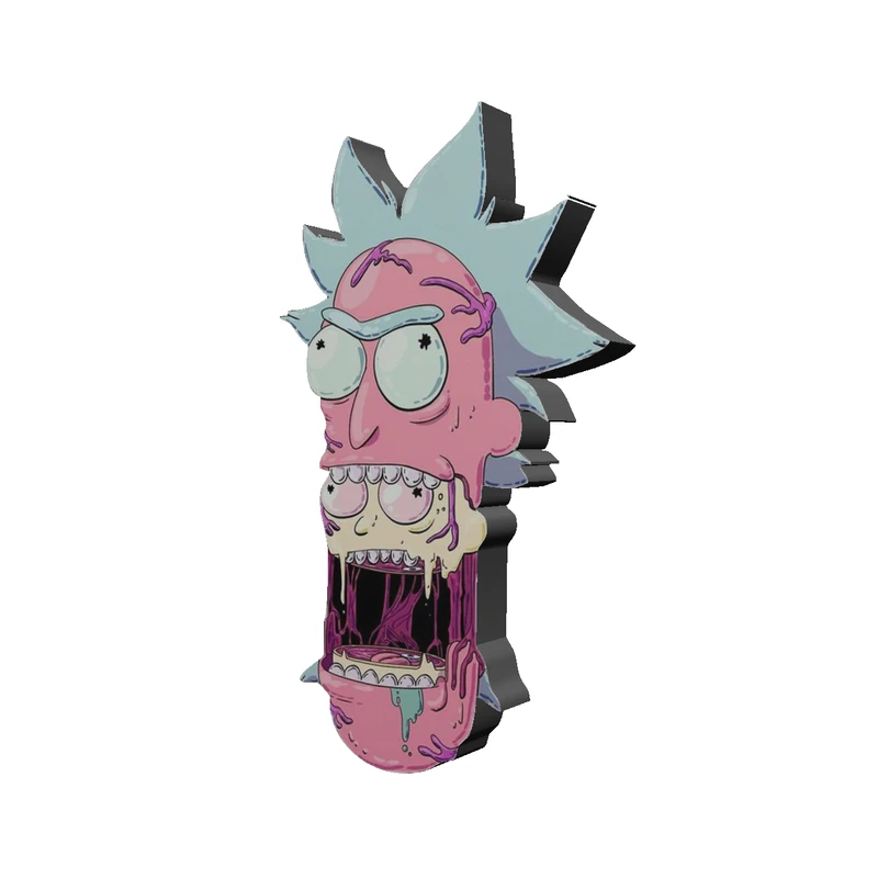 استیکر تزیینی موبایل طرح Rick & Morty کد 238
