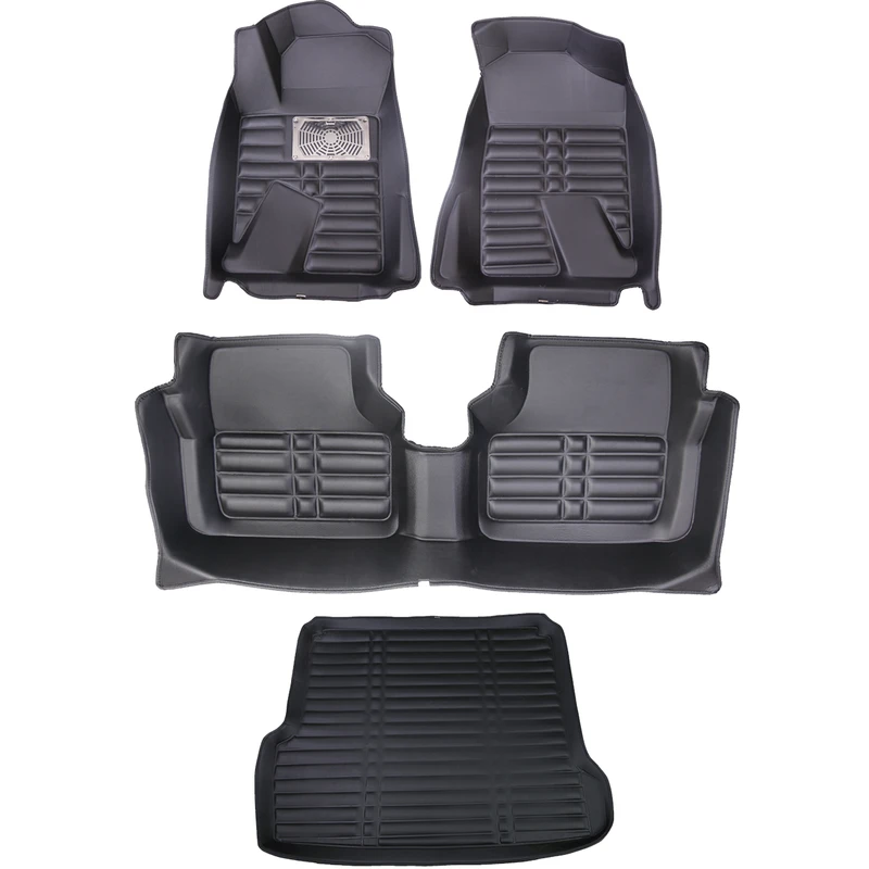 کفپوش سه بعدی خودرو کد 49 مناسب برای دنا به همراه کفپوش صندوق