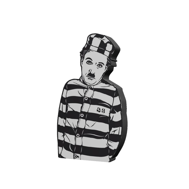 استیکر تزیینی موبایل طرح charlie chaplin کد 244