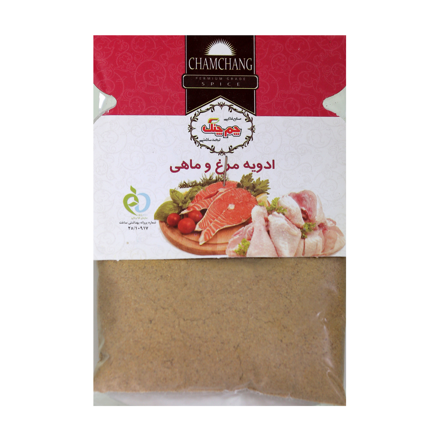 ادویه مرغ و ماهی چم چنگ مقدار 50 گرم