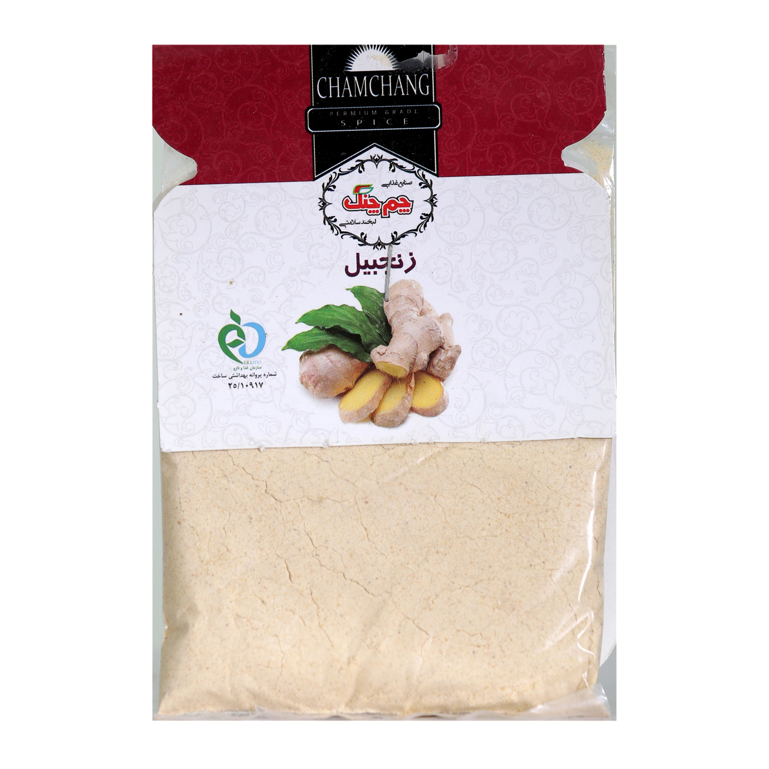 پودر زنجبیل چم چنگ مقدار 50 گرم