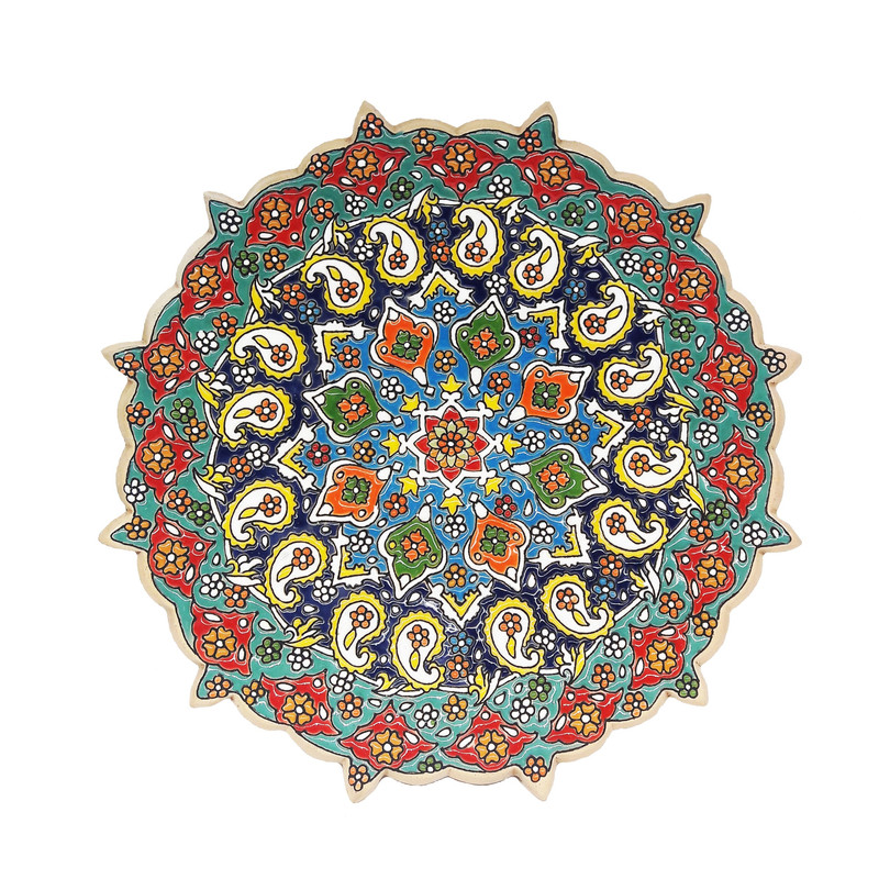 بشقاب میناکاری کد 63