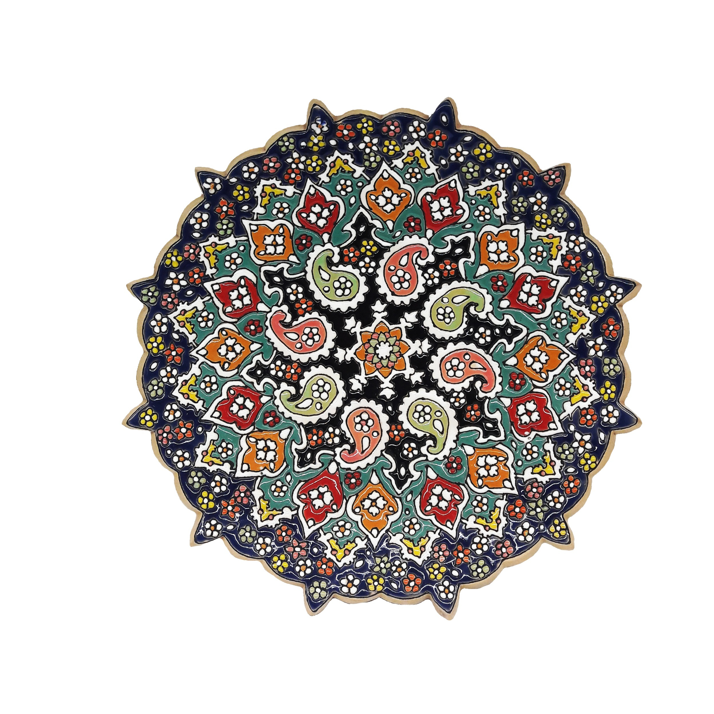 بشقاب میناکاری کد 64