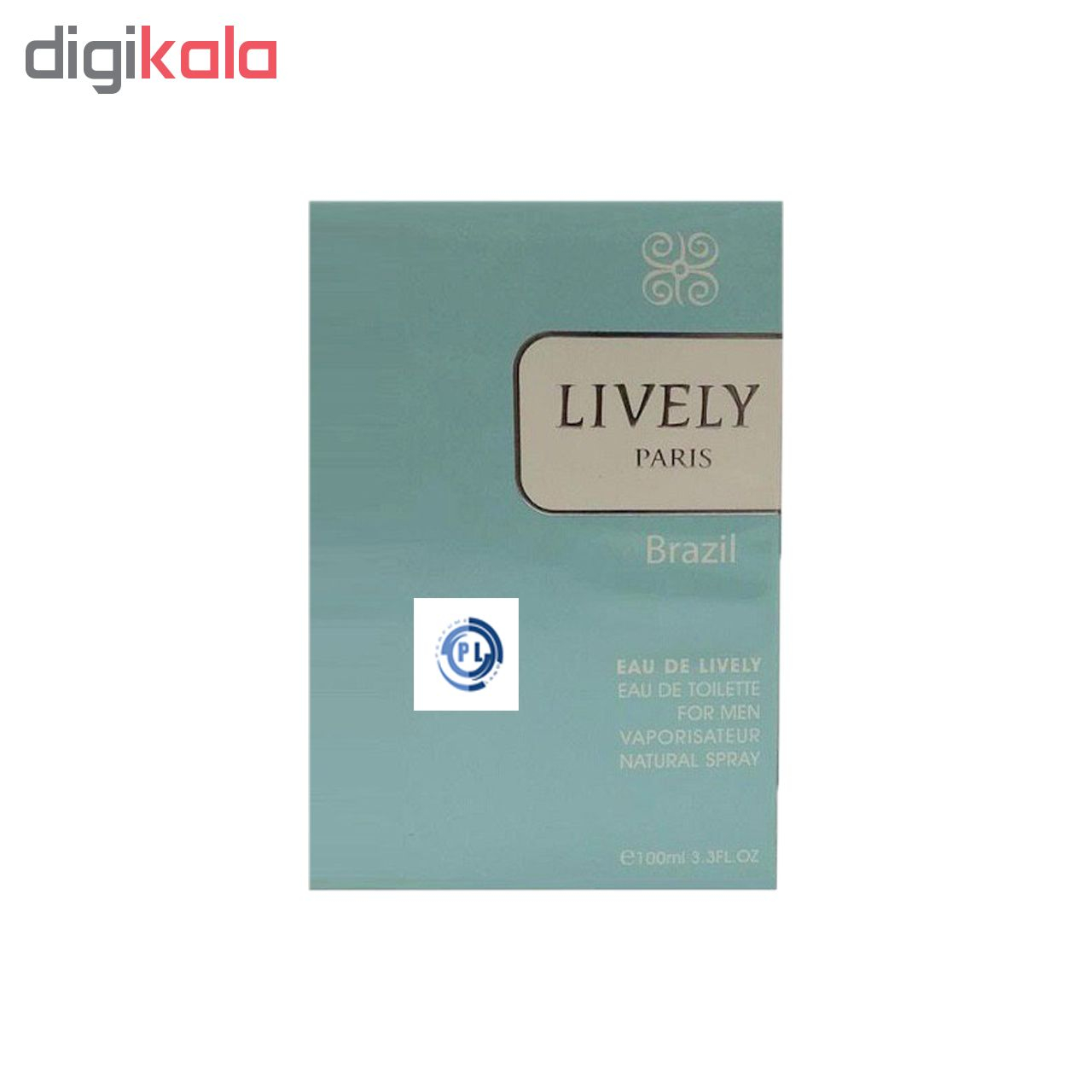 ادوتویلت مردانه لیولی مدل brasil حجم 100 میلی لیتر