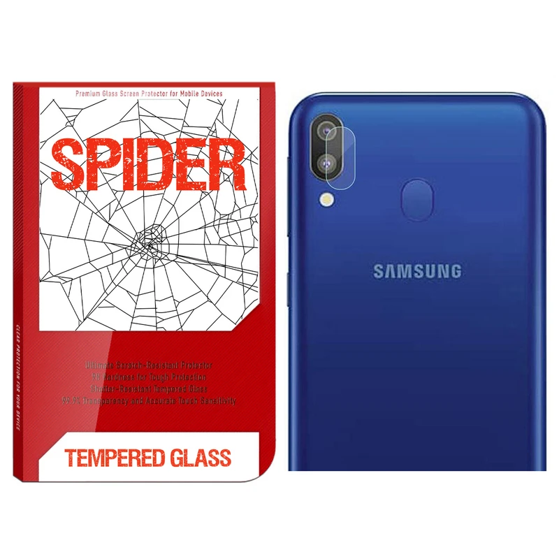 محافظ لنز دوربین اسپایدر مدل S-TMP002 مناسب برای گوشی موبایل سامسونگ Galaxy M20