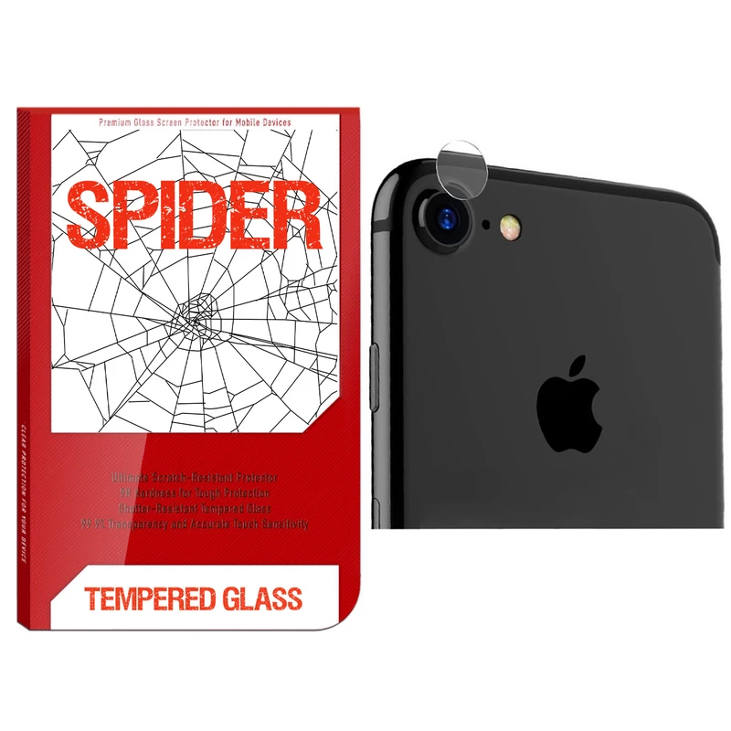 محافظ لنز دوربین اسپایدر مدل S-TMP002 مناسب برای گوشی موبایل اپل iphone 7 