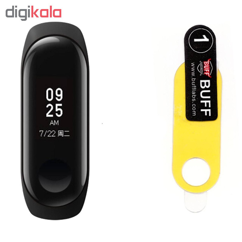 مچ بند هوشمند شیائومی مدل Mi Band 3 Global به همراه محافظ صفحه نمایش بوف
