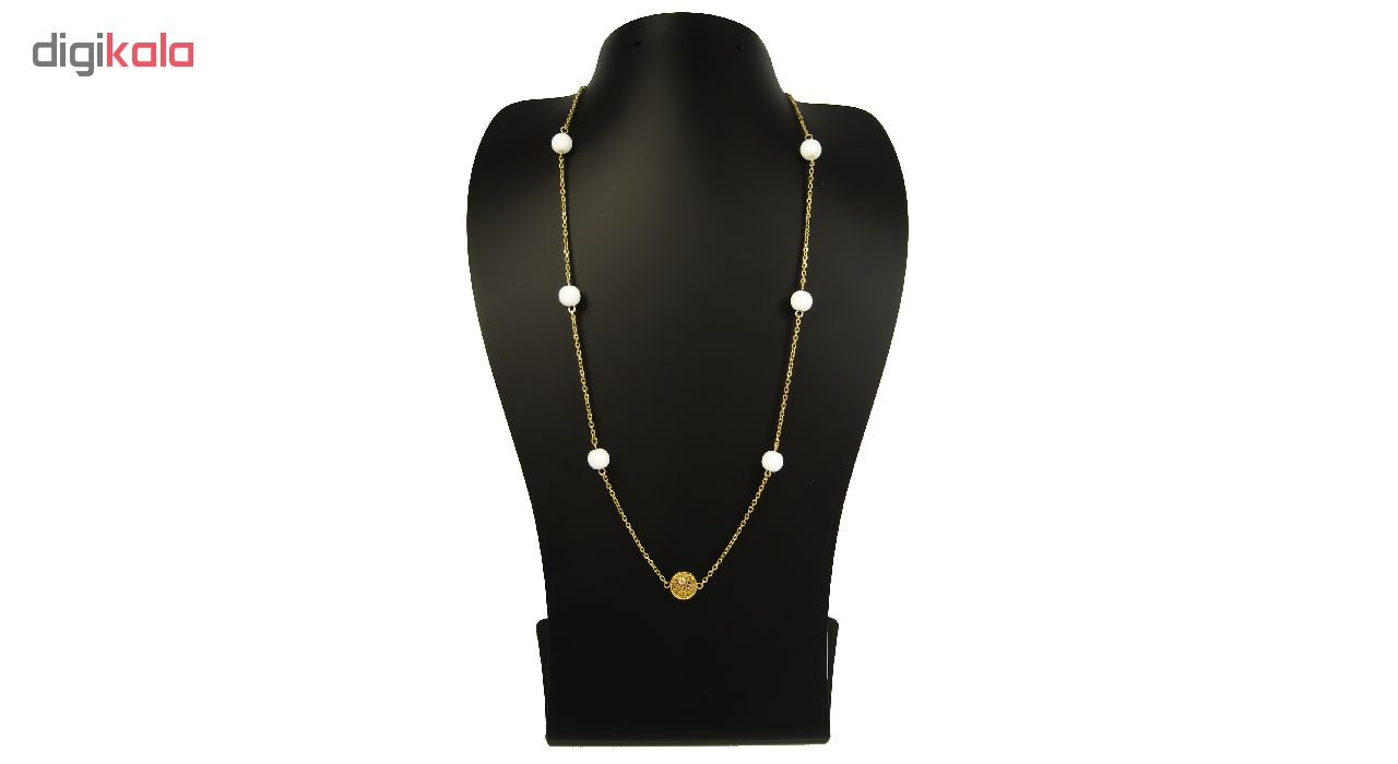 گردنبند طلا 18 عیار زنانه مانچو کد sfgs001