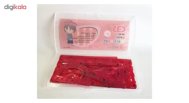 ست خط کش سی بی اس کد 2 مجموعه 6 عددی