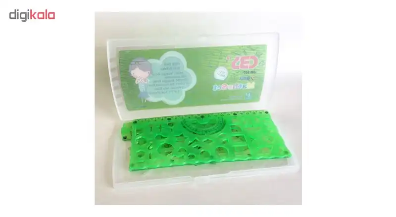 ست خط کش سی بی اس کد 2 مجموعه 6 عددی