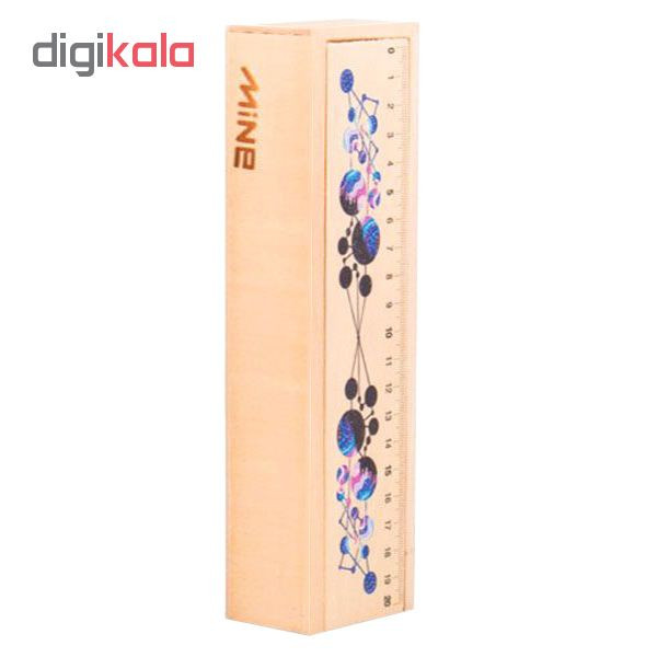 بسته لوازم تحریر ماین مدل timber set کد 5 -601 مجموعه 9 عددی