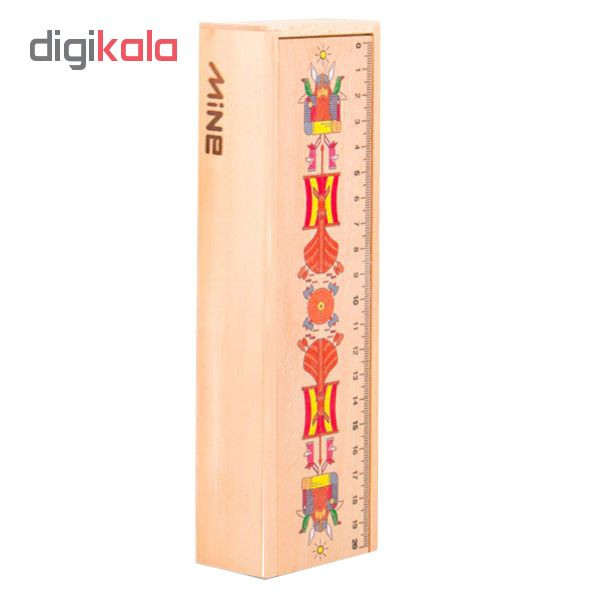 بسته لوازم تحریر ماین مدل timber set کد 4 -601 مجموعه 9 عددی
