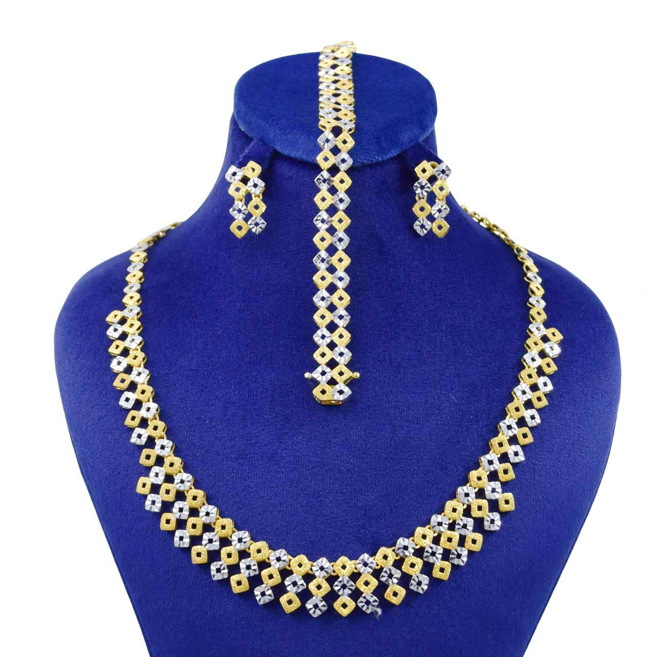 نیم ست طلا 18 عیار زنانه کانیار گالری کد SB14