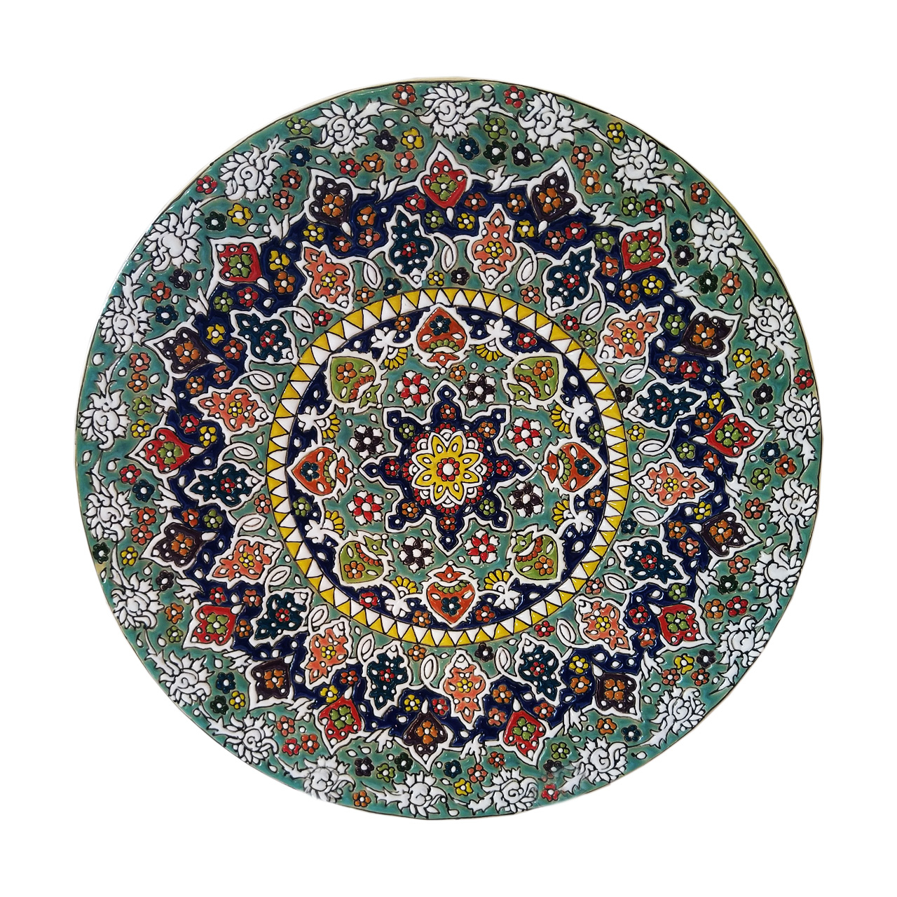 بشقاب میناکاری کد M222B