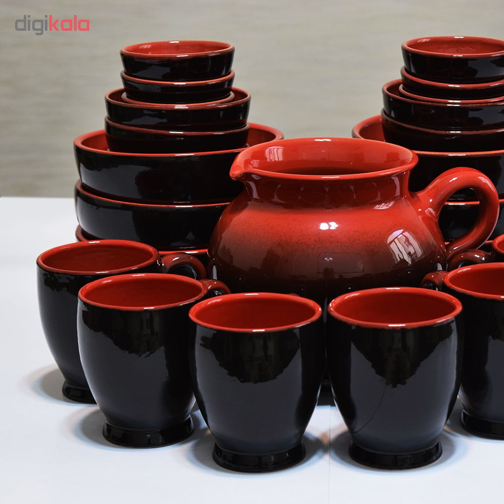 سرویس سفالی کد 1883110 مجموعه 25 عددی