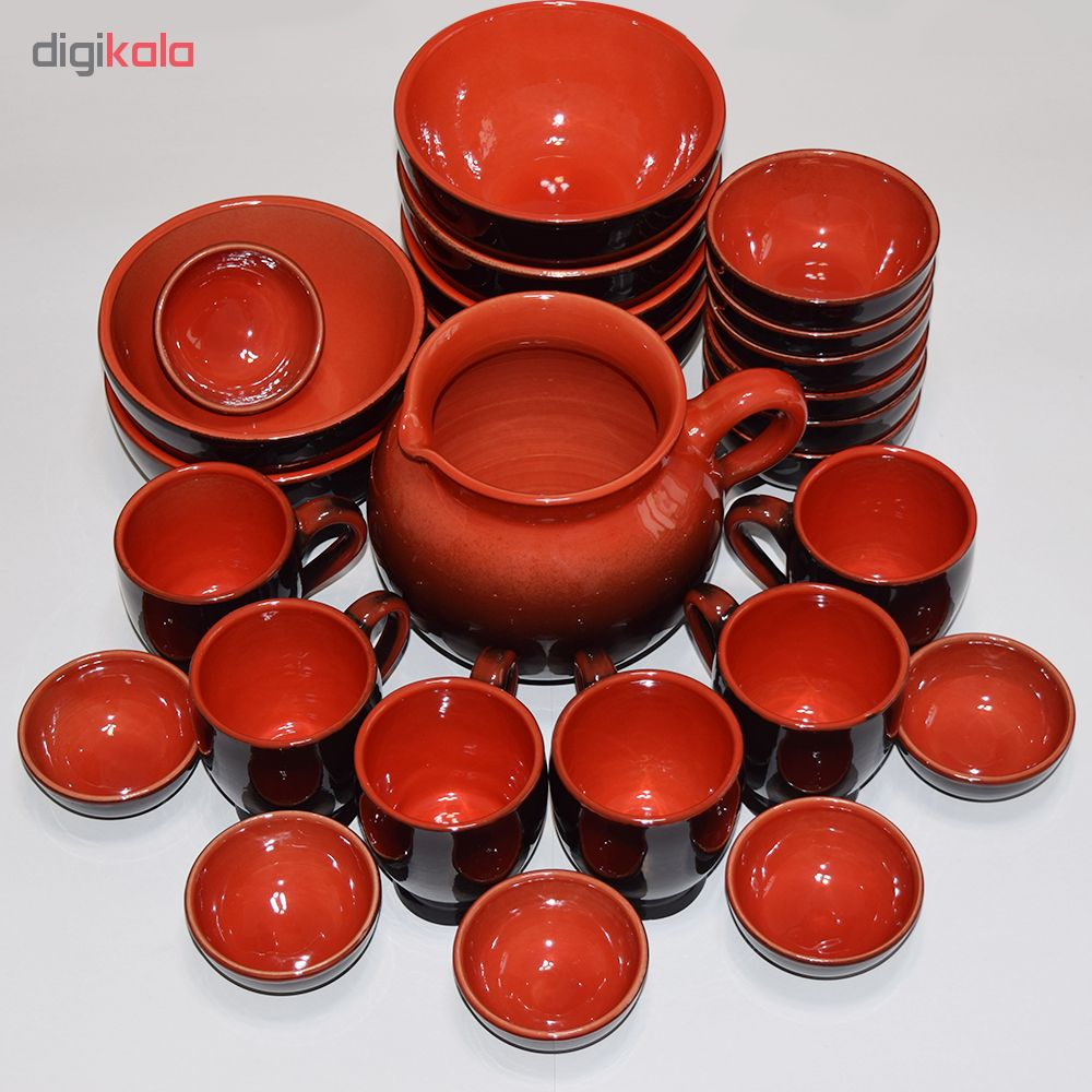 سرویس سفالی کد 1883110 مجموعه 25 عددی