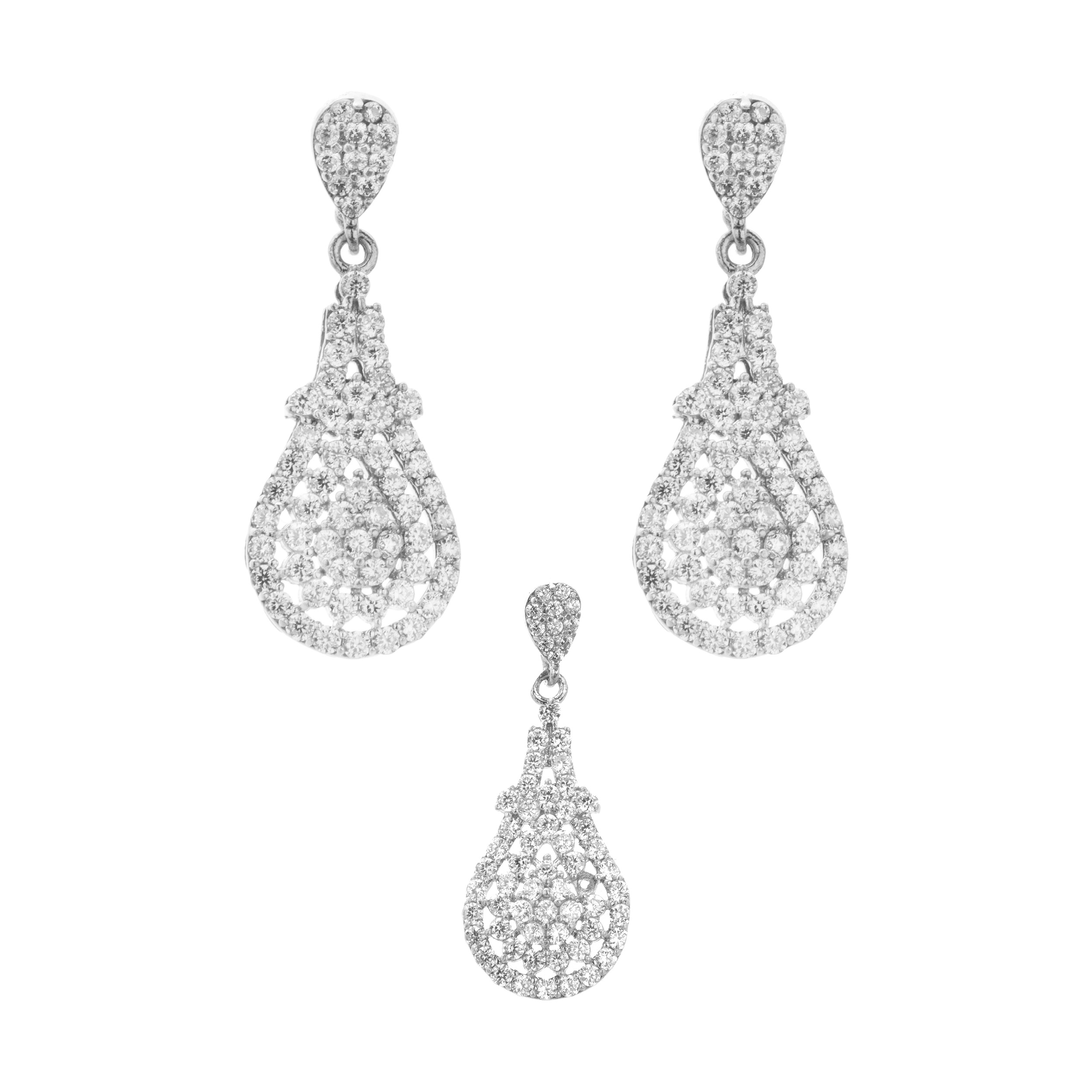 نیم ست نقره اکنو کد OK4211