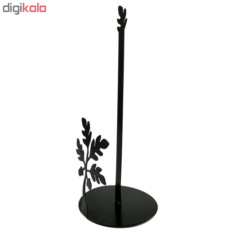 پایه رول دستمال کاغذی ملو طرح برگ بلوط 1 کد KMJ15
