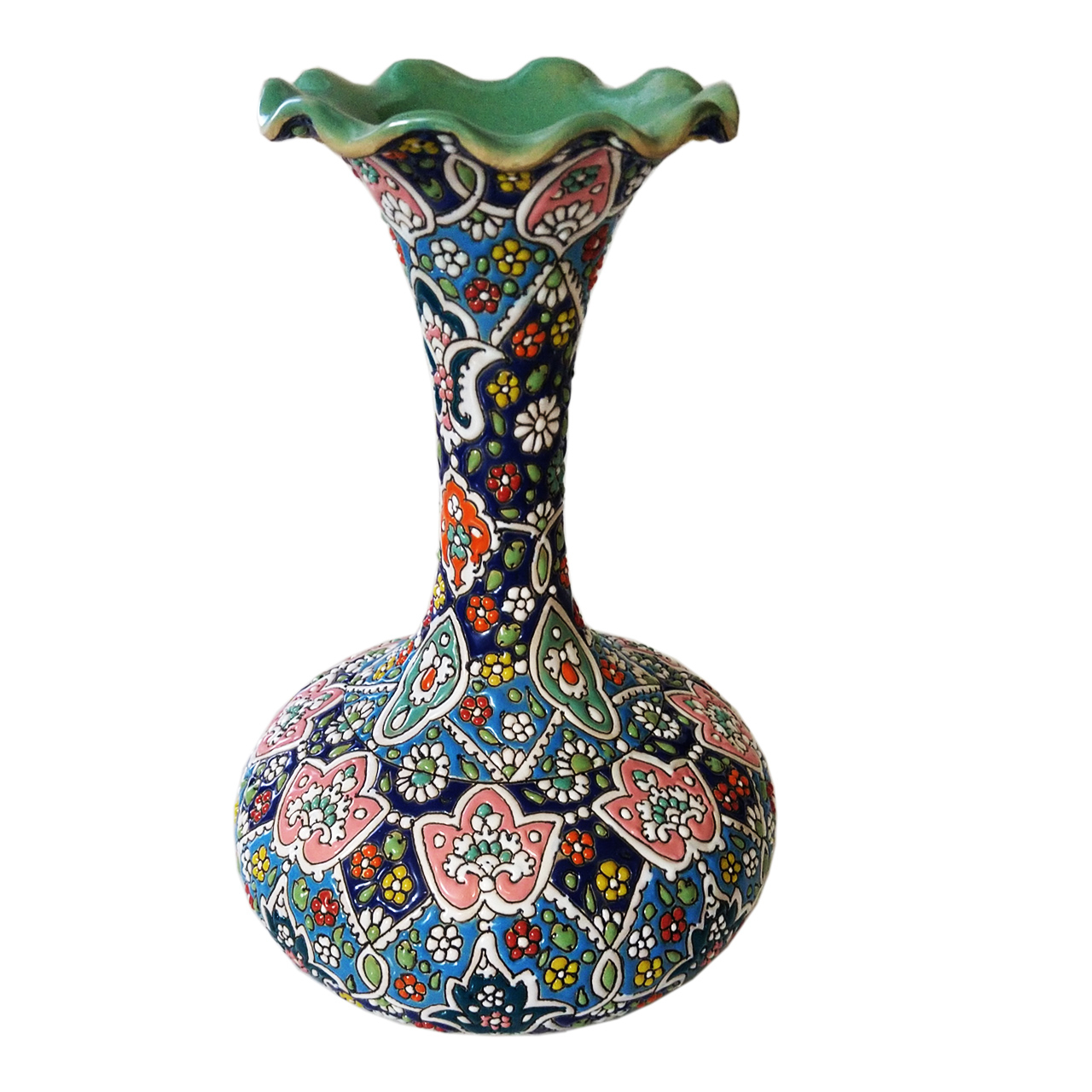 گلدان میناکاری کد m239