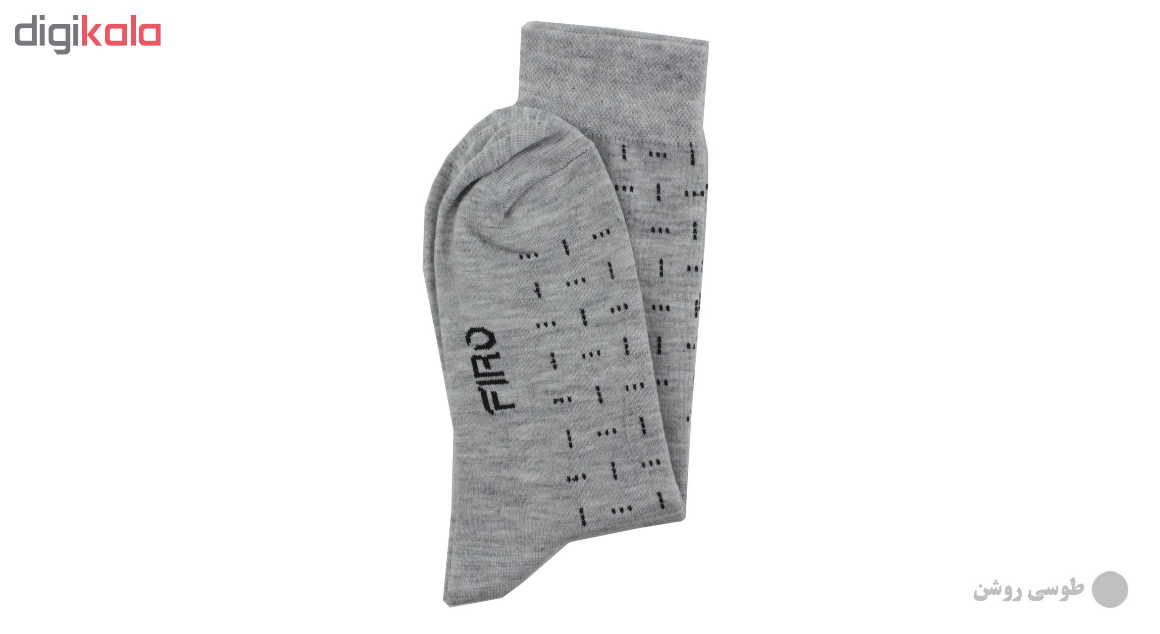 جوراب مردانه فیرو کد FT244 مجموعه 3 عددی