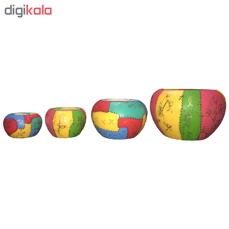 گلدان مدل selin617 مجموعه 4 عددی گلدان مدل selin617 مجموعه 4 عددی