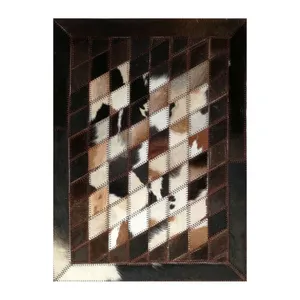 کلاژ فرش پوست و چرم مدل 11014