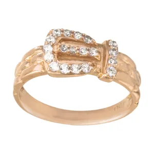 انگشتر طلا 18 عیار زنانه کد AN0181048