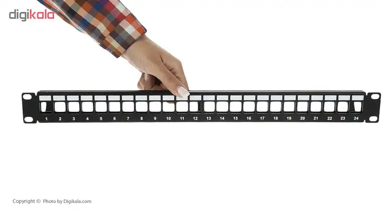 پچ پنل 24 پورت مدل Unloaded 24
