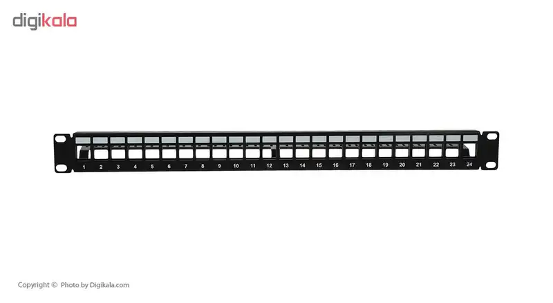 پچ پنل 24 پورت مدل Unloaded 24