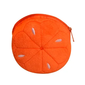 کیف پول دخترانه طرح پرتقال کد 01