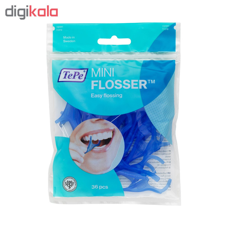 نخ دندان ته‌په مدل Mini Flosser بسته 36 عددی