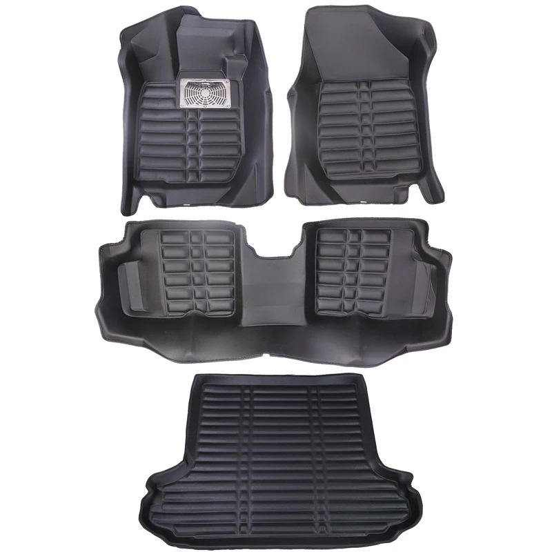 کفپوش سه بعدی خودرو کد 57 مناسب برای ال 90 به همراه کفپوش صندوق