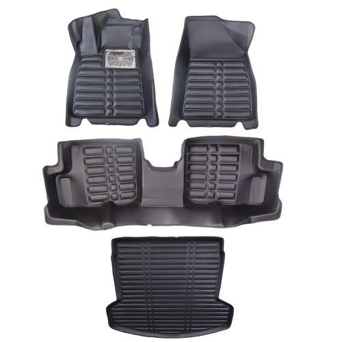 کفپوش سه بعدی خودرو کد 58 مناسب برای تالیسمان به همراه کفپوش صندوق