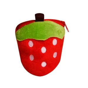 کیف پول دخترانه طرح توت فرنگی کد 01