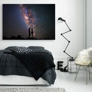 تابلو شاسی سری برترین عکس های نجومی طرح کهکشان راه شیری کد 501