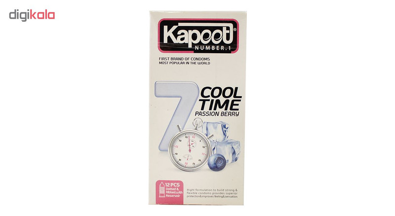 کاندوم کاپوت مدل 7Cool Time بسته 12 عددی کاندوم کاپوت مدل 7Cool Time بسته 12 عددی