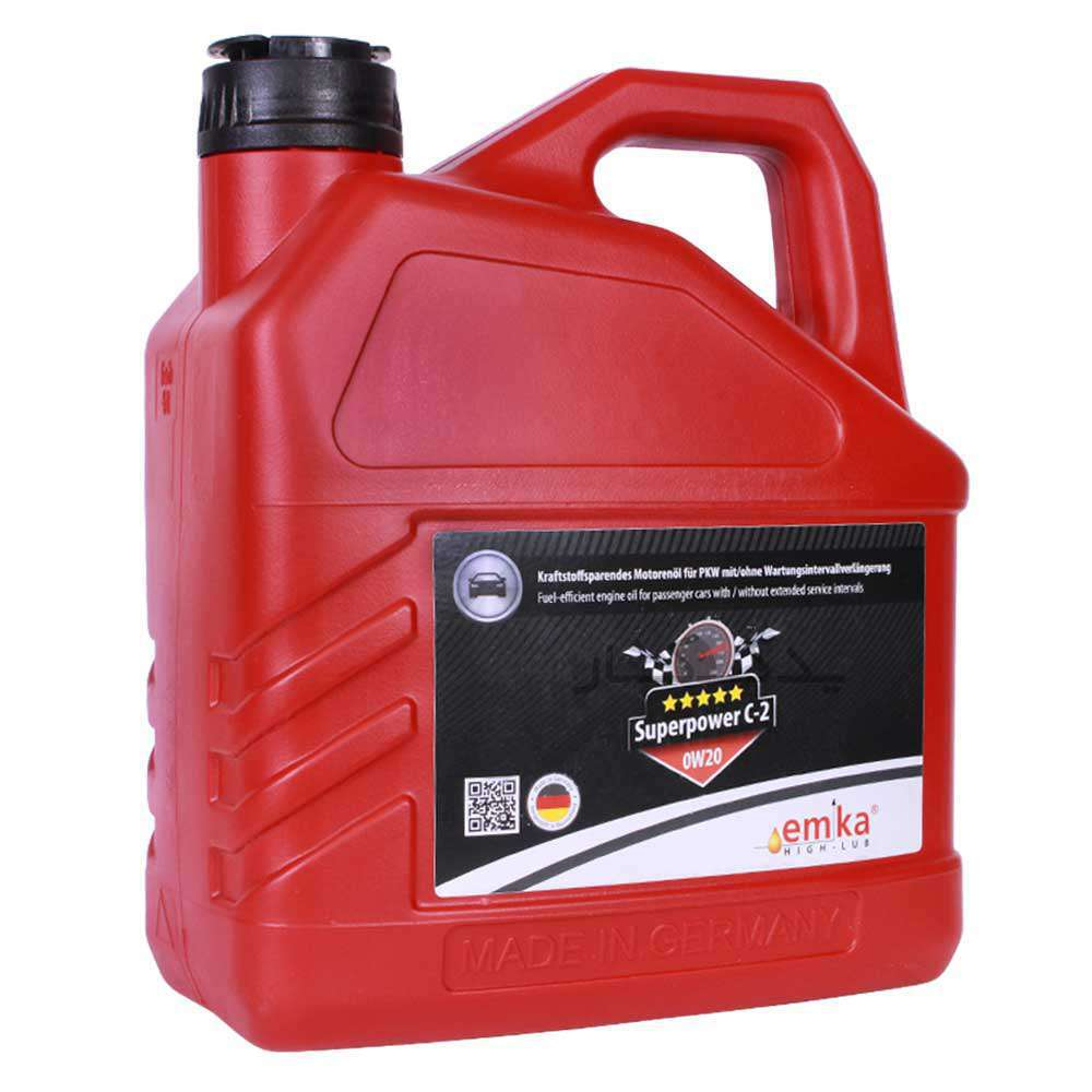 روغن موتور خودرو امکا مدل Superpower C-2 0W20 حجم 4000 میلی لیتر