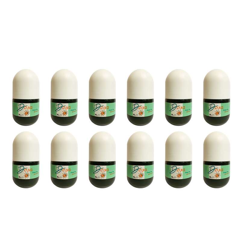 رول ضد تعریق مردانه سدیوس مدل Dona Green Tea حجم 50 میلی لیتر مجموعه 12 عددی