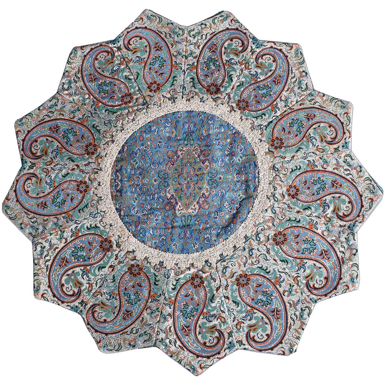 رومیزی ترمه طرح خورشید مدل 30-33