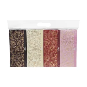 دستمال کاغذی 100 برگ بیتا طرح Gol Rose بسته 4 عددی