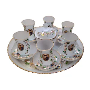 سرویس چای خوری 15 پارچه طرح شاه عباسی کد 995