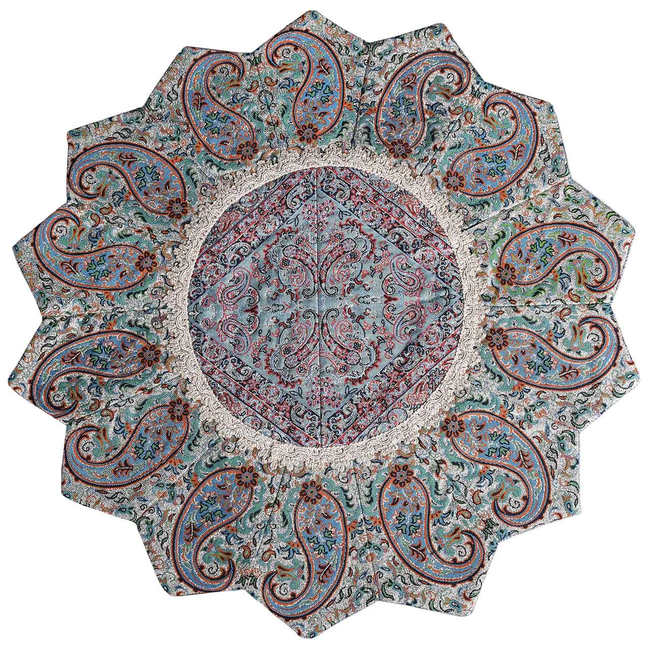 رومیزی ترمه طرح خورشید مدل 33-33