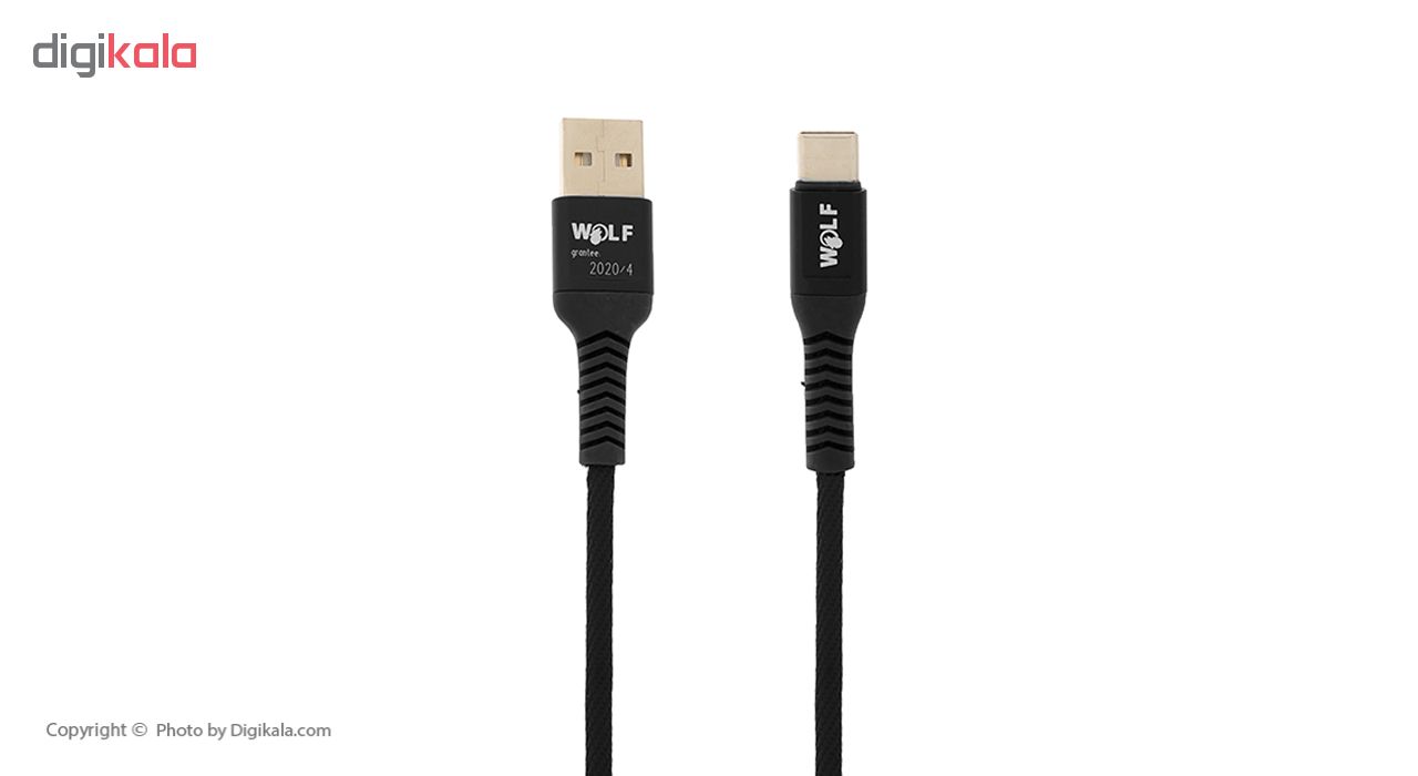 کابل تبدیل USB به USB-C ولف مدل Ds2.4 طول 1 متر