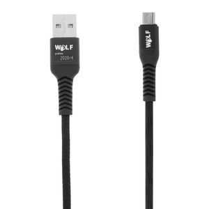 نقد و بررسی کابل تبدیل USB به microUSB ولف مدل Ds2.4 طول 1 متر توسط خریداران
