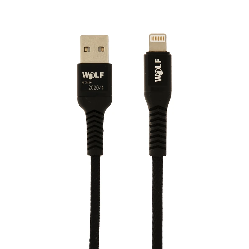 کابل تبدیل USB به لایتنینگ ولف مدل Ds2.4 طول 1 متر